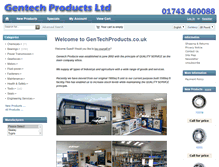 Tablet Screenshot of gentechproducts.co.uk